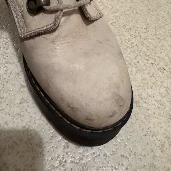 Dr. Martens White Lace-Up Boots - Picture 5 of 6